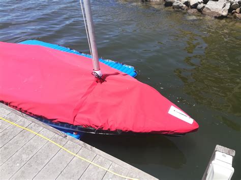 Dolphin Sr Sailboat Mooring Cover Boat Mast Up Flat Top Cover Slo