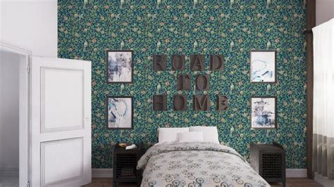 William Morris And Co Bird And Pomegranate 212540 Wallpaper Bluesage