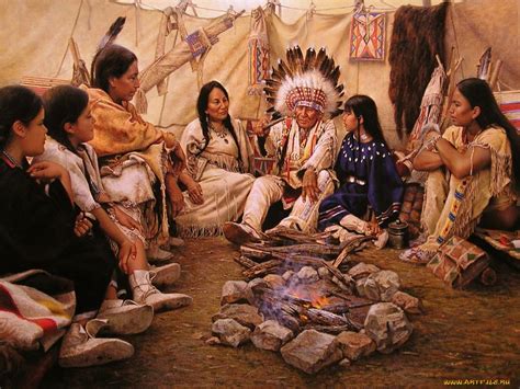 Слушай же мой неразумный бледнолицый брат Native American Paintings
