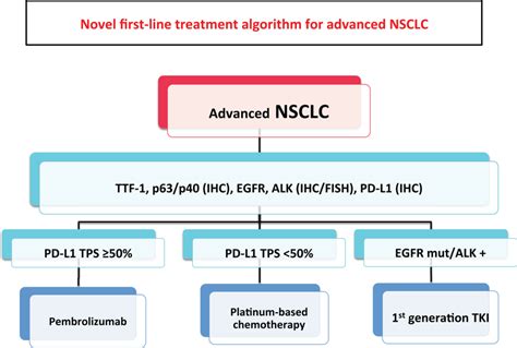 New First Line Treatment Algorithm For Advanced Nsclc Download