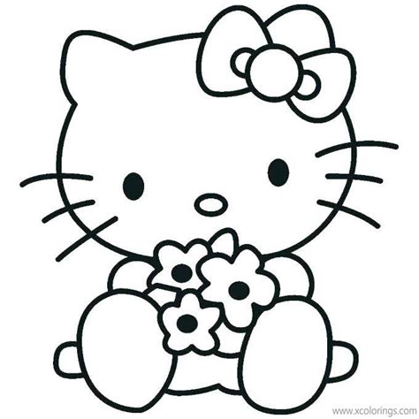 Hello Kitty Valentines Day Coloring Book