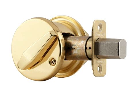 Schlage B560p605c Single Deadbolt Goldy Locks Inc Alarm One