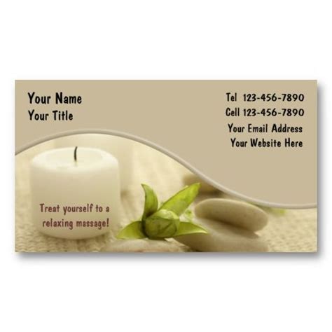 Maybe you would like to learn more about one of these? Massage Business Card | Zazzle.com in 2021 | Massage ...