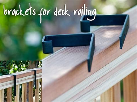 Convert any flower box into a railing planter. How to mount flower boxes on deck railing | Deck rail ...