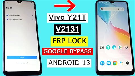 Vivo Y21T Frp Bypass Android 13 Vivo V2131 Remove FRP Lock Google