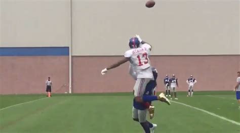 Odell Beckham Jr Makes Insane Catch During Giants Practice
