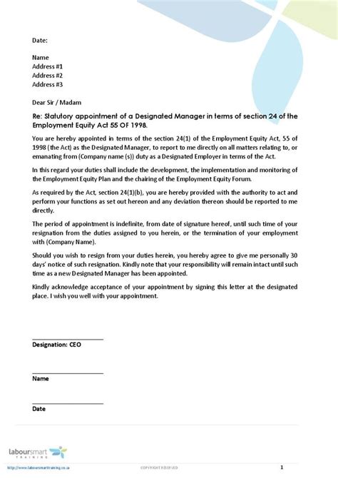 The letter should highlight your achievements and skills, helping to get the attention of the. Sars Letter Of Appointment Of Public Officer Pdf