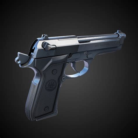 Beretta really nailed the threaded barrel on the m9a3. Beretta M9 9mm Pistol Hi-Res 3D Model .max .obj .fbx .lwo ...