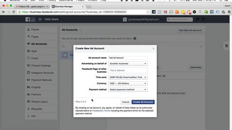 How To Create A Facebook Advertising Account In Facebook Business