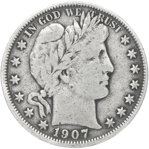 1907 O Barber Half Dollar 90 Silver Fine Fn Daves Collectible Coins