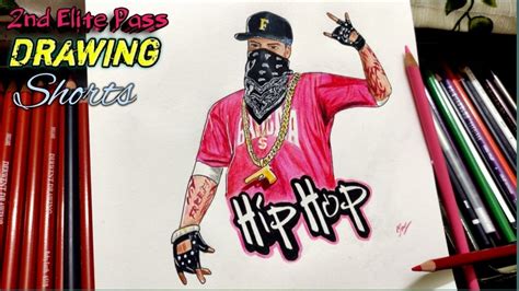 Drawing Hip Hop Bundlesecond Elite Pass Free Fire Drawing Heroic