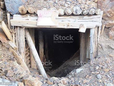 Entrance To An Old Mine Shaft Stock Photo Download Image Now