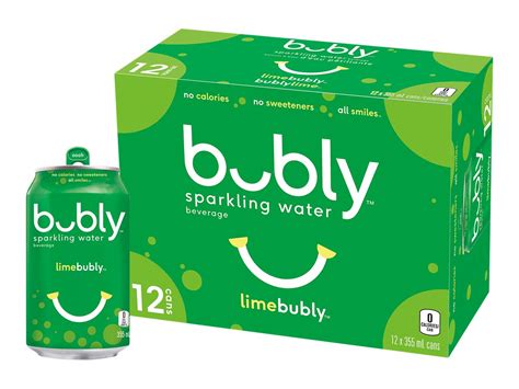 Bubly Sparkling Water Lime 12x355ml