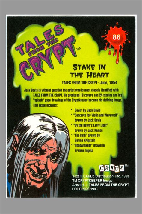 Jack Davis Signed Ec Comics Cover Art Trading Card Tales From The Crypt 42