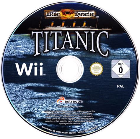 Hidden Mysteries Titanic Secrets Of The Fateful Voyage 2010 Wii
