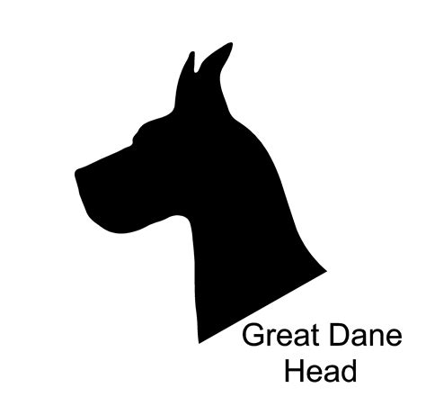 Dog Head Silhouette