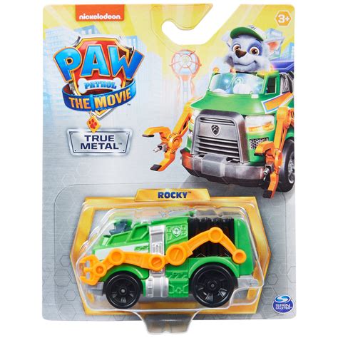 Paw Patrol The Movie True Metal Rocky Die Cast Vehicle 155 Scale