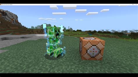 How To Summon Charged Creeper With Command Block Youtube