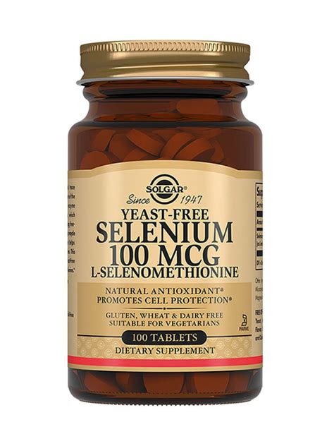 Solgar Selenium 100 Mcg 100 Tablets Pharmru Worldwide Pharmacy