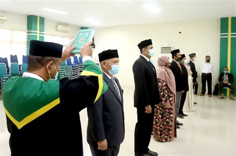 Rektor Uin Ar Raniry Lantik Delapan Pejabat Baru Acehkitacom