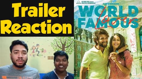 World Famous Lover Trailer Reaction Vijay Deverakonda Raashi