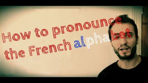Beginner Letter Alphabet Pronunciation Youtube French Alphabet