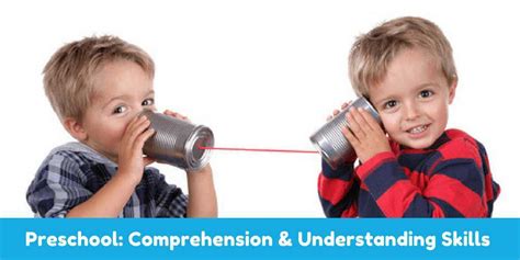 Comprehension Skills Understanding Receptive Language In Preschool