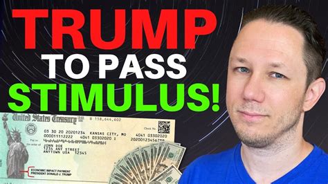 Wow Trump Steps In With Second Stimulus Check Again Youtube
