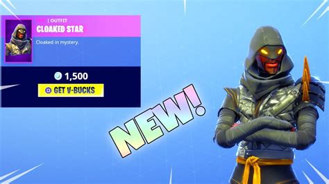 New Stw Skin Is Here Cloaked Star New Item Shop Fortnite Battle
