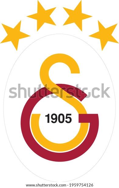 Galatasaray Soccer Team Vector Logo Stok Vektör Telifsiz 1959754126