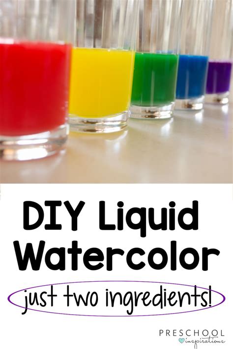 Easy And Affordable Diy Liquid Watercolor Liquid Watercolor Arts And