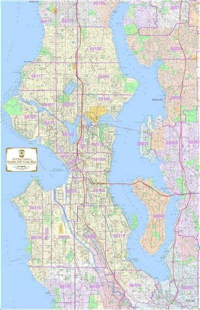 Seattle Zip Code Map Map Of The World Images And Photos Finder