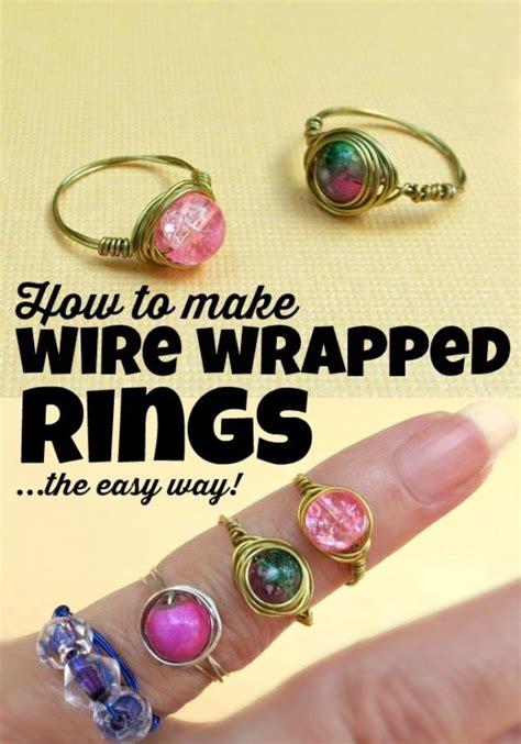 34 Diy Rings With Step By Step Jewelry Making Tutorials Diy Projects