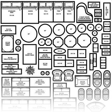 You can also drag and drop 40 unique elements into. printable furniture templates 1/4 inch scale | Build ...