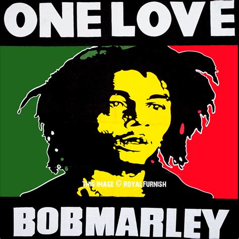 Bob Marley One Love Rasta Fabric Cloth Poster 30x40 Inch