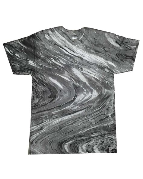 Tie Dye Cd1111 Adult Marble Tie Dyed T Shirt