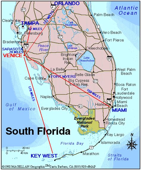 Map Of Southern Florida Coast World Map