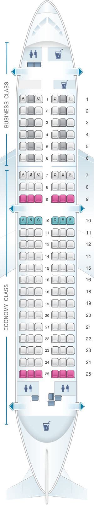 Seat Map Lufthansa Airbus A319 Philippine Airline Malaysia Airlines