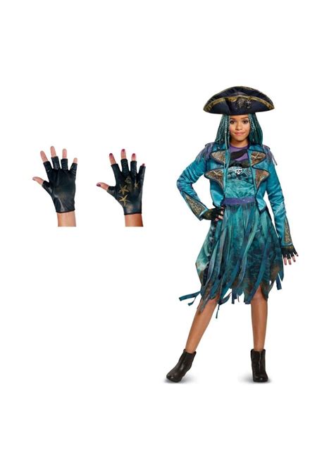 5 out of 5 stars. Descendants 2 Uma Girls Costume And Gloves Set | Girl costumes, Pirate halloween costumes ...