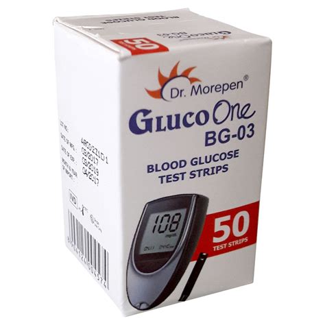 Buy Dr Morepen Gluco One BG 03 Test Strips 50 Pack Online 699