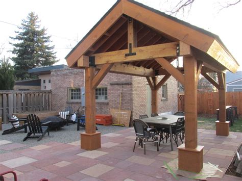 Outdoor Living Space Patio Cover Pergola Cedar Post And Beam