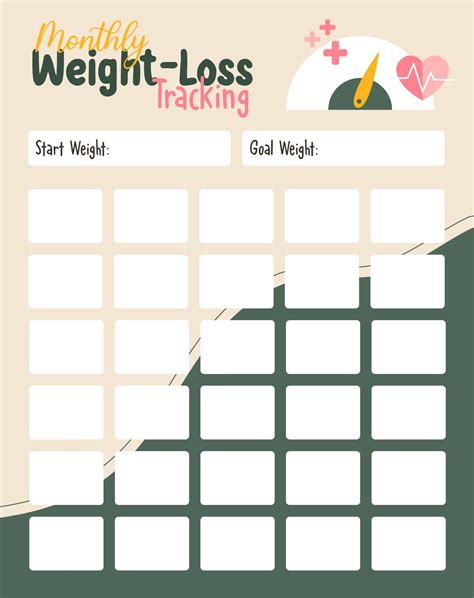 Weight Loss Calendar Printable Printablee