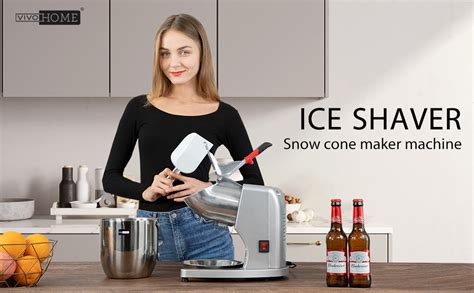 Vivohome 11 Inch Height Electric Dual Blades Ice Crusher