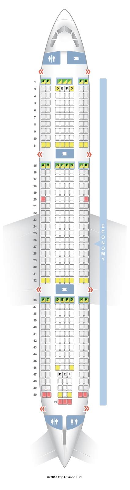 Seatguru Seat Map Wow Air Airbus A330 300 333 V1