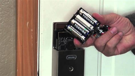 How to change the battery in an adt keypad the battery in your adt safewatch pro 3000 alarm system ensures that your system continues to work during a power outage. Schlage Touchscreen Deadbolt How to Change Batteries - YouTube