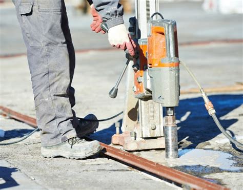 Dig Holes In Concrete With Concrete Core Drilling Method