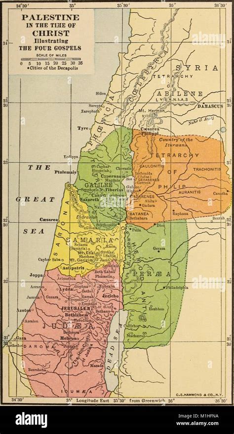 Mapa Vintage De Palestina Fotografías E Imágenes De Alta Resolución Alamy