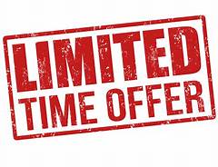 Limited Time Offer Last Minute Openings With Exclusive Bonuses