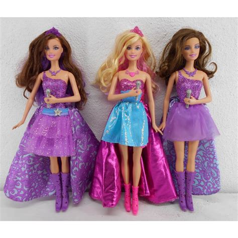 Boneca Barbie A Princesa E A Pop Star Mattel Shopee Brasil