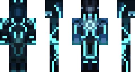 Download Skin Minecraft Tron Png Image With No Background